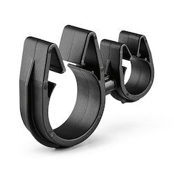 HellermannTyton 156-02346 | MOC Clip to MOC Clip, 12 mm, 22 mm, PA66HIRHSUV, Black, 1000/ctn