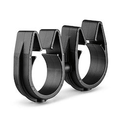 HellermannTyton 156-02490 | MOC Clip to MOC Clip, 22 mm, 22 mm, PA66HIRHSUV, Black, 1000/ctn