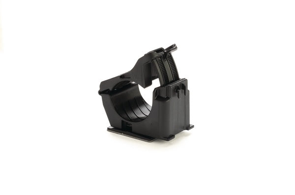 HellermannTyton 156-02644 | In-Line Ratchet Clamp, 0.76" - 1.42" Bundle Dia., MB5A, PA66HIRHSUV, Black, 250/CTN