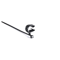 HellermannTyton 156-04242 | The MOC to Swivel Tie is a rotatable routing clip coupled to a cable tie that keeps two routings secured and separated.