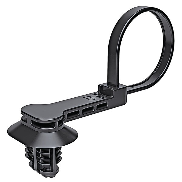HellermannTyton 157-00222 | 1-Piece Cable Tie/Fir Tree Mount with Disc, 9"L, 6.2 - 13.0 mm, PA66HIRHS, Black, 500/bag