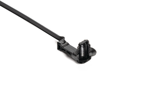 HellermannTyton 157-00247 | 1-Pc Cable Tie/Fir Tree Mount With Disc, 9"L, 6.2 - 13.0 Mm, Pa66Hirhsuv, Black, 1000/Pkg