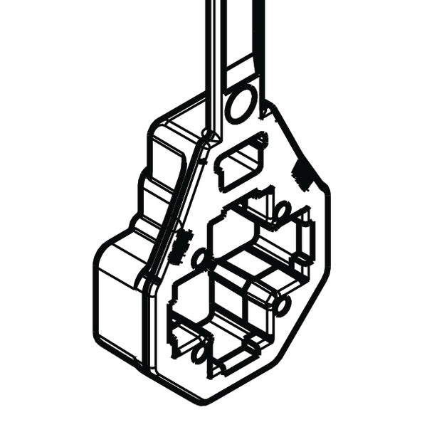 HellermannTyton 157-00342 | Low Profile M10 Stud Mount Tie, 7.5" Tie, 80Lb Tensile Strength, Pa66Hirhsuv, Black, 2500/Pkg
