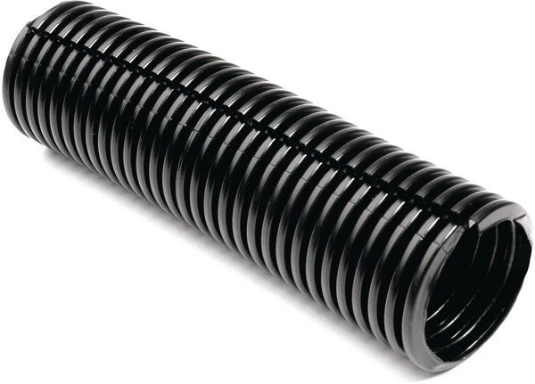 HellermannTyton 169-60021 | Convoluted Tubing, Slit, 1" Dia, Pa6, Black With Gray Stripe, 50 Ft/Box