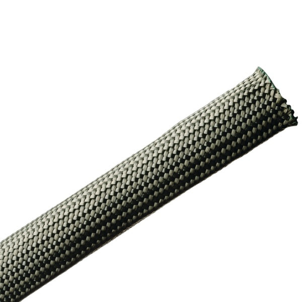 HellermannTyton 170-03160 | Nomex High Temperature Woven Sleeving, 0.38" Dia, Green, 100 Ft/Bulk Reel