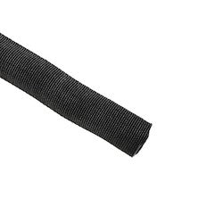 HellermannTyton 170-03203 | Braided Sleeving, Heavy Duty, 1" Dia., PA6, Black, 50 ft/Reel