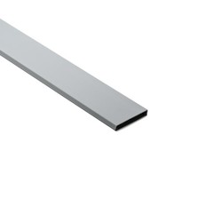 HellermannTyton 181-00260 | Wiring Duct Cover For 2-1/2" Duct, 6 Ft Long, Pvc, Gray, 120 Ft/Carton