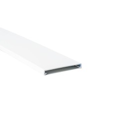 HellermannTyton 181-00263 | Wiring Duct Cover For 2-1/2" Duct, 6 Ft Long, Pvc, White, 30Ft/Box