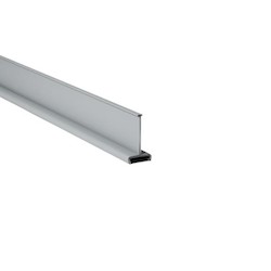 HellermannTyton 181-00301 | Wiring Duct Divider, 1.5" High, Pvc, Gray, 120 Ft/Carton