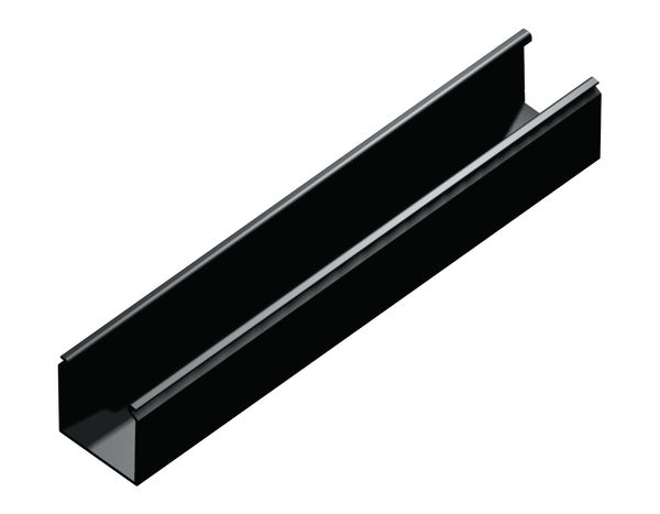 HellermannTyton 181-05500 | Solid Wall Wiring Duct, 0.5" X .5", Non-Adhesive, Pvc, Black, 120Ft/Carton