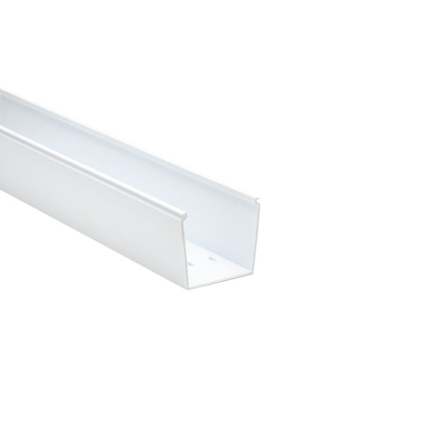 HellermannTyton 181-33005 | Solid Wall Wiring Duct, 3" X 3", Non-Adhesive, Pvc, White, 30Ft/Box