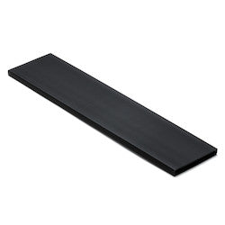 HellermannTyton 181-94000 | Wiring Duct Cover For 4" Duct, 6 Ft Long, Pvc, Black, 30Ft/Box