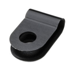 HellermannTyton 211-60010 | P-Clamp, 0.39" Wide, 0.13'' Max Bundle Dia, 0.17'' Mounting Hole Dia, Pa66Hs, Black, 1000/Pkg