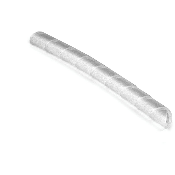 HellermannTyton 2FRP9C | Spiralwrap Protective Sheathing, 0.25" Diameter, Pe-Fr, Natural, 100 Ft/Roll