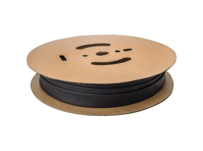 HellermannTyton 309-60109 | Heat Shrink Tubing, Mini Reel, 2:1 Shrink Ratio, 1/16", 1.6/0.8 Dia, PO, Black, 1000 ft/Reel