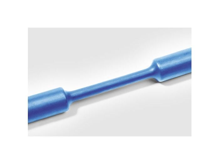HellermannTyton 309-65148 | Heat Shrink Tubing, 4ft. Long Stick, 2:1 Shrink Ratio, 1/4", 6.4/3.2 Dia, PO, Blue, 15/pkg