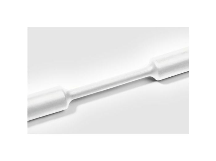 HellermannTyton 309-65149 | Heat Shrink Tubing, 4ft. Long Stick, 2:1 Shrink Ratio, 1/4", 6.4/3.2 Dia, PO, White, 15/pkg