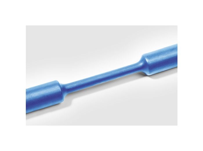 HellermannTyton 309-65213 | Heat Shrink Tubing, 4ft. Long Stick, 2:1 Shrink Ratio, 2.0", 50.8/25.4 Dia, PO, Blue, 6/pkg