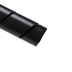 HellermannTyton 3FRP0C | Spiralwrap Protective Sheathing, .5" Diameter, PE-FR, Black, 100 ft/roll