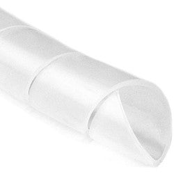 HellermannTyton 4NFP9C | Spiralwrap Protective Sheathing, .75" Diameter, PE, Natural, 100 ft/roll