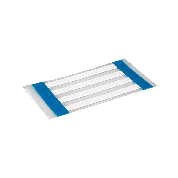 HellermannTyton 553-50088 | Heat Shrink Labels, Single-Sided, 3-Slit, 0.125" (3.17 mm), PO-X, White, 4000/Box