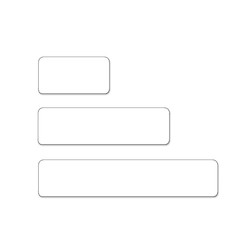 HellermannTyton 596-00420 | Insert for 596-00193, 2.62" X .59", Plastic, White, 90/pkg