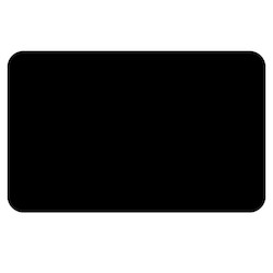 HellermannTyton 596-00866 | Metal Solar Placard, Blank Plate For Engraving, 2.0" x 1.25", AL, Black, 5/pkg