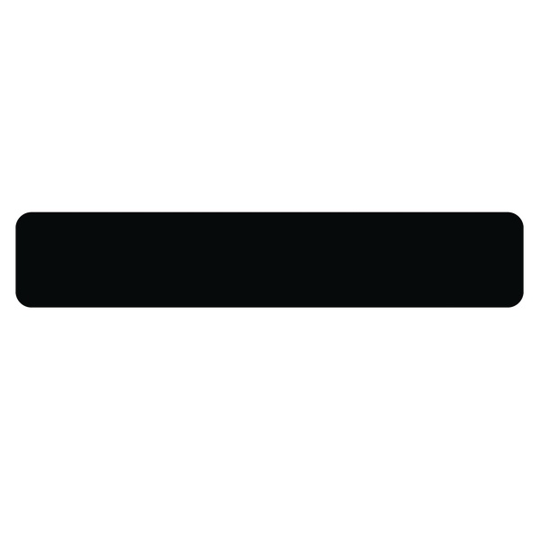 HellermannTyton 596-00867 | Metal Solar Placard, Blank Plate For Engraving, 4.0" x .75", AL, Black, 5/pkg