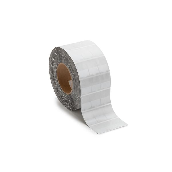HellermannTyton 596-12201 | Thermal Transfer Tab Label, Self-Laminating, 1.00 x 0.50 x 1.56 in, Vinyl, White, 5 m/Roll