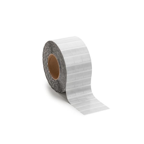HellermannTyton 596-12202 | Thermal Transfer Tab Label, Self-Laminating, 1.00 x 0.37 x 0.82 in, Vinyl, White, 10 m/Roll
