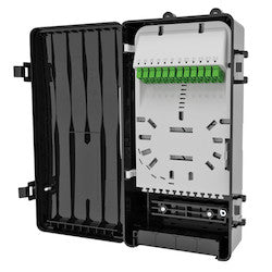 HellermannTyton AFN-LAA | Aerial Fiber Node, 24 LC/APC SM Adapters, 1/pkg