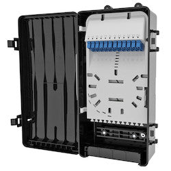 HellermannTyton AFN-LSA | Aerial Fiber Node, 24 LC SM Adapters, 1/pkg