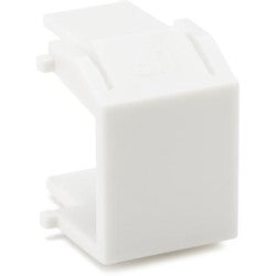 HellermannTyton BLANK-W | Blank Module, ABS 94V-0, White, 10/pkg