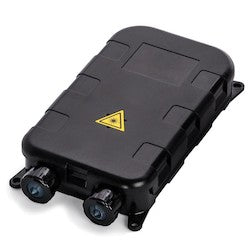 HellermannTyton CCP-SAA | Customer Connection Point, with SC-APC Simplex Adapter, PC, Black, 1/pkg