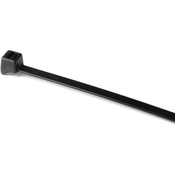 HellermannTyton CTT60R0C2 | Clamp Tie, 8" Long, 60Lb Tensile Strength, Pa66, Black, 100/Pkg