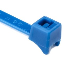 HellermannTyton CTT60R6M4 | Clamp Tie, 8" Long, 60Lb Tensile Strength, Pa66, Blue, 1000/Pkg