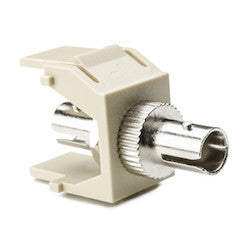 HellermannTyton FIBERINSERT-I | ST Fiber Module, Ivory, 1/pkg