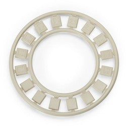 HellermannTyton FPICONC-I | Modular Faceplate Icon Ring, Ivory, 6/pkg