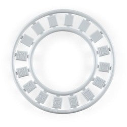 HellermannTyton FPICONC-W | Modular Faceplate Icon Ring, White, 6/pkg