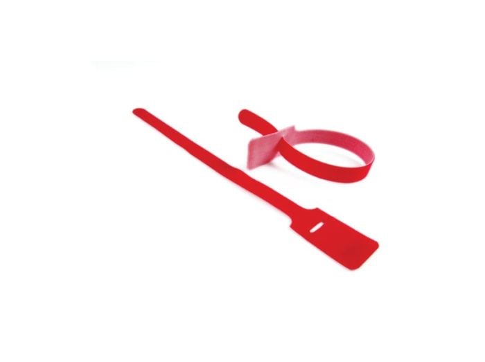 HellermannTyton GT.75X152P2 | Grip Tie Strap, 15.0" x .75", PA6/PP, Red, 10/pkg