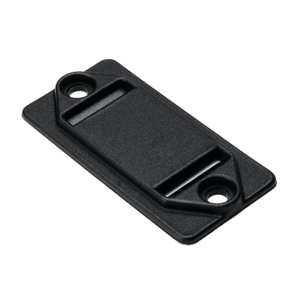 HellermannTyton GTM100A0C2 | Grip Tie Mount For .75" Wide Grip Tie, Adhesive, Pa66Uv, Black, 100/Pkg