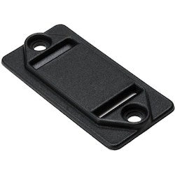 HellermannTyton GTM100A0C2 | Grip Tie Mount For .75" Wide Grip Tie, Adhesive, Pa66Uv, Black, 100/Pkg