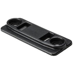 HellermannTyton GTM50A0C2 | Grip Tie Mount For .5" Wide Grip Tie, Adhesive, Pa66Uv, Black, 100/Pkg