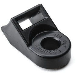 HellermannTyton HDM3120HIRH4 | Standard Torque Cable Tie Mount, Mtg Hole Dia. 0.3125", Max Torque 115.0 In Lbs, Pa66Hirhsuv, Black, 500/Pkg