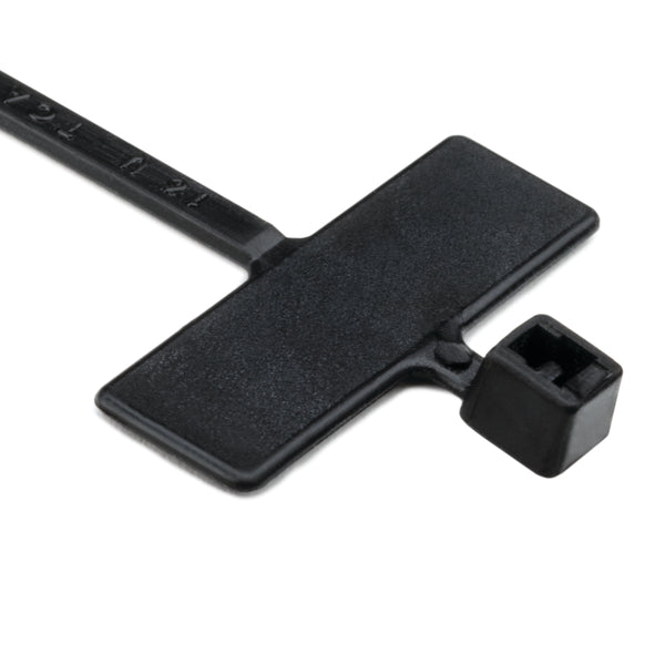 HellermannTyton IT18R0UVC2 | Milspec Identification Tie, 3.9" Long, Ms3368, 18Lb Tensile Strength, Pa66Uv, Black, 100/Pkg