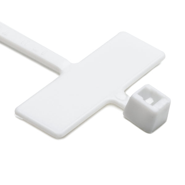 HellermannTyton IT18R10L4 | Identification Tie, 3.9" Long, 18Lb Tensile Strength, Pa66, White, 200/Pkg