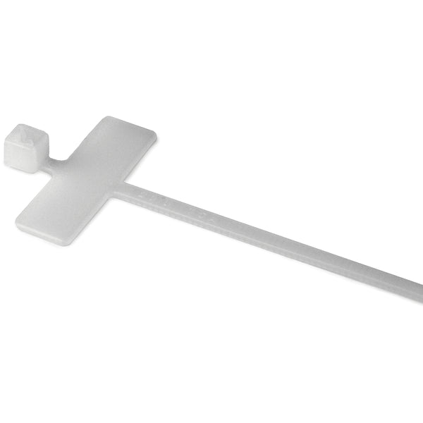 HellermannTyton IT18R9L4 | Milspec Identification Tie, 3.9" Long, Ms3368, 18Lb Tensile Strength, Pa66, Natural, 200/Pkg