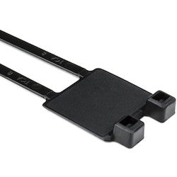 HellermannTyton IT50RD0K2 | Identification Tie, 8" Long, 50Lb Tensile Strength, Pa66, Black, 50/Pkg