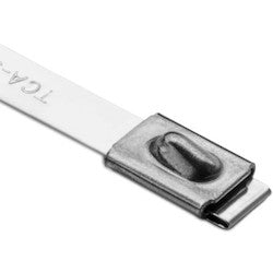 HellermannTyton MBT27H | Stainless Steel Tie, 27" Long, 450lb Tensile Strength, SS316, Metal, 50/pkg