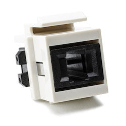 HellermannTyton MTRJINSERT-FW | MTRJ Fiber Module, Office White, 1/pkg